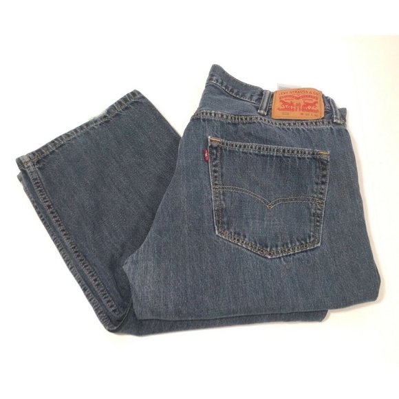 Levi's Other - Levi's 559 Men's Jeans 38x30 Straight Leg Relaxed Fit Altered (38x27)